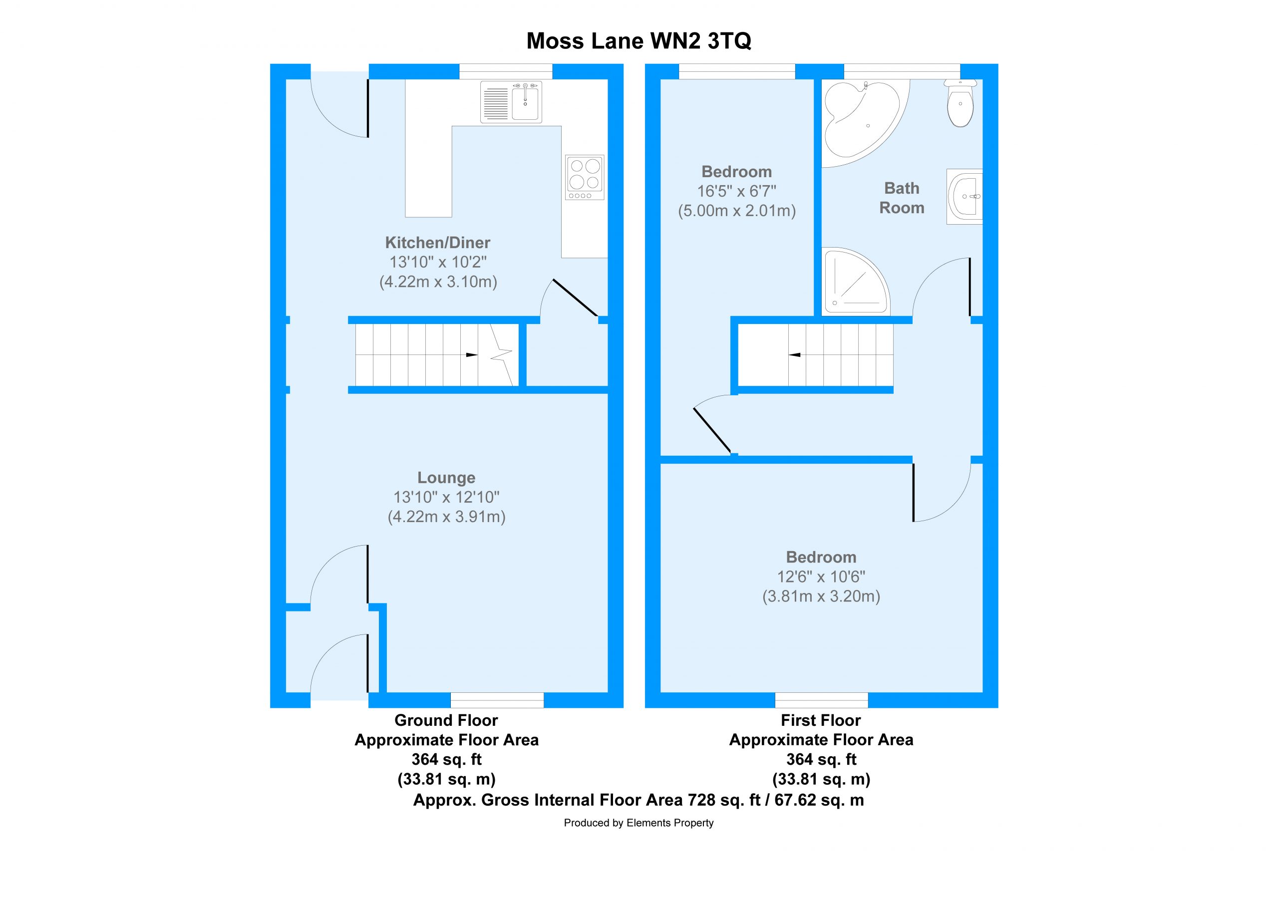 58 MOSS Lane WN2 3TQ Floorplan 2